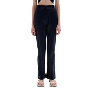 NEW EENK silon straight pants in navy